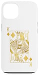 Coque pour iPhone 13 Lucky Poker Cards Knight King of Diamonds Game Casino