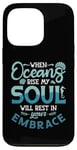 iPhone 13 Pro When Oceans Rise My Soul Freediving Apnoe Fans Freediver Case