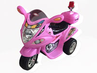 6V Police Motorcycle Ride on Trike Bike Kid's Toddler Electric Motorbike Car