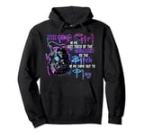 The Good Girl In Me Got Tired Of The Bullshit, Grim Reaper Pullover Hoodie