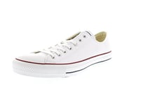 Converse Mixte Chuck Taylor CT Ox Leather Chaussures de Fitness, Blanc, Numeric_44_Point_5 EU