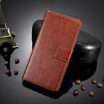 Nokia C32 4g Wallet Pu Nahkainen Flip Stand Kotelo Korttipaikalla Pehmeä TPU-sisäsuoja