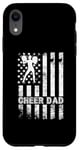 iPhone XR Cheer Dad Cheerleading American Flag Fathers Day Cheerleader Case