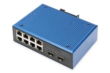 Digitus Dn-651147, Ohanterad, Fast Ethernet (10/100), Full Duplex, Strömförsörjning Via Ethernet (Poe) Stöd