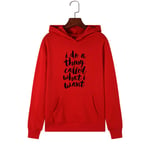 3DWY Women Letter Print Polerones Hip Pop Hooded Sweatshirt Streetwear Red Pullover Hoodies Korean Style Large Size Hoddies