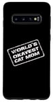 Coque pour Galaxy S10 La mère de chat la plus drôle du monde, un parent d'animal de compagnie et un couple