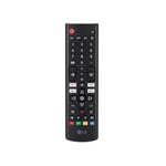 LG SR23GA Télécommande Universelle, télécommande Infrarouge, Compatible avec Les téléviseurs Basiques et Smart TV, Boutons Netflix, Amazon et Disney, Couleur Noire