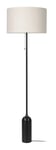 Gravity Floor Lamp - Blackend Steel/Canvas Shade