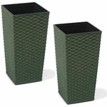 Siena Garden Eco Paris - Lot de 2-25 cm - Vert