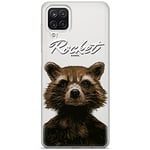 ERT GROUP Coque de téléphone Portable pour Samsung A12 / M12 Original et sous Licence Officielle Marvel Motif Rocket 006 Parfaitement adapté à la Forme du téléphone Portable, partiel imprimé