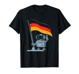 Funny Robot German Flag Funny Robot Spanish Flag Germany T-Shirt