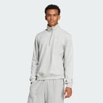 adidas Trefoil Essentials Waffle 1/2 Zip Sweatshirt Men