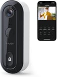 2K Hd Sonnette Video Sans Fil Avec Camera,Audio Bidirectionnel,Double Detection De Mouvement,Installation Facile,Etanche Ip65,Station De Base Requise