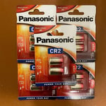 10 x Panasonic CR2 3V Lithium Power Photo Battery DLCR2 KCR2 CR17355 Camera