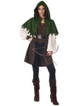 Legendary Robin Hood Medieval Sherwood Archer Warrior Adult Womens Costume