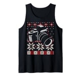 Mens Cameraman Photographer Camera Ugly Christmas Photography Tank Top