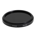 Filtre infrarouge pour appareil photo reflex numérique avec objectif 40.5mm,43mm,46mm,49mm,52mm,55mm,58mm,62mm,67mm,72mm,77mm,82mm,86mm - Type Black