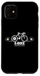 Coque pour iPhone 11 E-Bike Rider, vélo électrique, mode de déplacement vélos