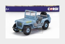 1:43 CORGI Jeep Willys Seabees Corp Military 1945 Cm. 7.0 Light Blue CS90633