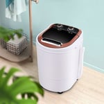 Mini Portable Washing Machine 3 KG Washer Capacity White for Home Apartment New