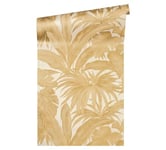 Papier peint Versace Papier Peint Jungle Giungla Papier peint intissé 10.05 m x 0.70 m Or Crème Made in Germany 962404 96240-4