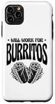 Coque pour iPhone 11 Pro Max Burrito King Burritos Cuisine mexicaine Cinco De Mayo