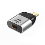 Cablecc Adaptateur convertisseur USB-C Type C vers Mini DP Displayport 4K 2K 60Hz pour tablette, téléphone et ordinateur portable