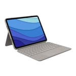 Logitech Keyboard 18mm for iPad Pro 11-inch  1st 2nd and 3rd gen  QWERTY