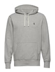 The Rl Fleece Hoodie Designers Sweat-shirts & Hoodies Hoodies Grey Polo Ralph Lauren