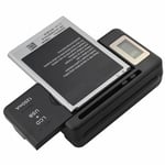 Universal Phone Battery Charger Lcd Screen Indicator  Usb-port For Cell Phones