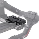 Plaque supérieure à dégagement rapide étendue, plaque de base à dégagement rapide pour DJI Ronin RS2 RSC2 RS3 Pro stabilisateur de cardan compatible avec tête de trépied d'appareil photo