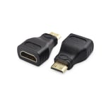 1PC HDMI FEMALE to MINI HDMI C ADAPTER CONVERTER HD QUALITY for Home Theatre PC