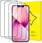 Pack De 3 Protecteurs D'écran Pour Iphone 13 Mini, Protecteur D'écran Hd, Couverture Complète, Dureté 9h, Anti-Rayures, Anti-Bulle