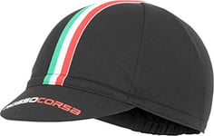 CASTELLI Rosso Corsa Casquette de Cyclisme Noir OSFA