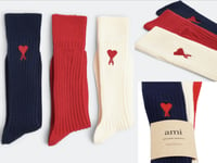 Ami Paris 3-Pack Socks Three Pack Gift-Set Ami De Coeur Socks Heart 39-42