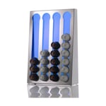 Porte capsules de café - 32 dosettes - Compatible avec les capsules Nespresso - Acier inoxydable - kapsulas- - Don Hierro