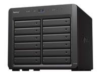 Synology Dx1222 Harddiskkabinett Hdd/ssd-kabinett Sort 2.5/3.5"