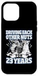 iPhone 12 Pro Max 23rd Wedding Anniversary Driving each other Nuts 23 Years Case