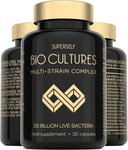 Probiotics Bio Cultures Complex - Gut Health Probiotic Supplements for Men &... 