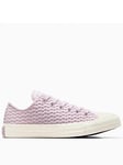 Converse Womens Festival Crochet Ox Trainers - Lilac