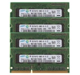 Samsung 8GB 4x 2GB 1RX8 DDR3 1333MHz PC3-10600S 204PIN SO-DIMM Laptop RAM CL9