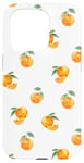 Coque pour iPhone 15 Pro Motif orange mignon