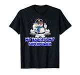 My Badge is My Superpower Sarcastic Police Officer Sarcasm T-Shirt