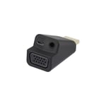 HDMI / VGA adaptateur [1x HDMI-prise mâle - 1x VGA-Buchse, Klinkenbuchse 3.5 mm] noir Renkforce