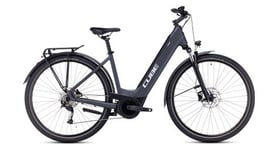 Vtc electrique cube touring hybrid one 500 easy entry shimano alivio 9v 500 wh 700 mm gris 2024