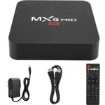 MTEVOTX TV Box, Android TV Box, Smart TV Box, Quad Core 1+8G Media Player, HD BT 1080P Smart TV Box MXQ PRO 4K (svart)