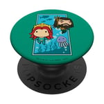 Aquaman Movie Chibi Mera and Aquaman PopSockets PopGrip Interchangeable