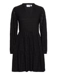 Vikawa L/S Dress - Noos Kort Klänning Black Vila