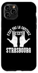 Coque pour iPhone 11 Pro Ville Française Citoyen - France Résident Strasbourg