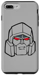 Coque pour iPhone 7 Plus/8 Plus Transformers Megatron Vintage Big Face Portrait